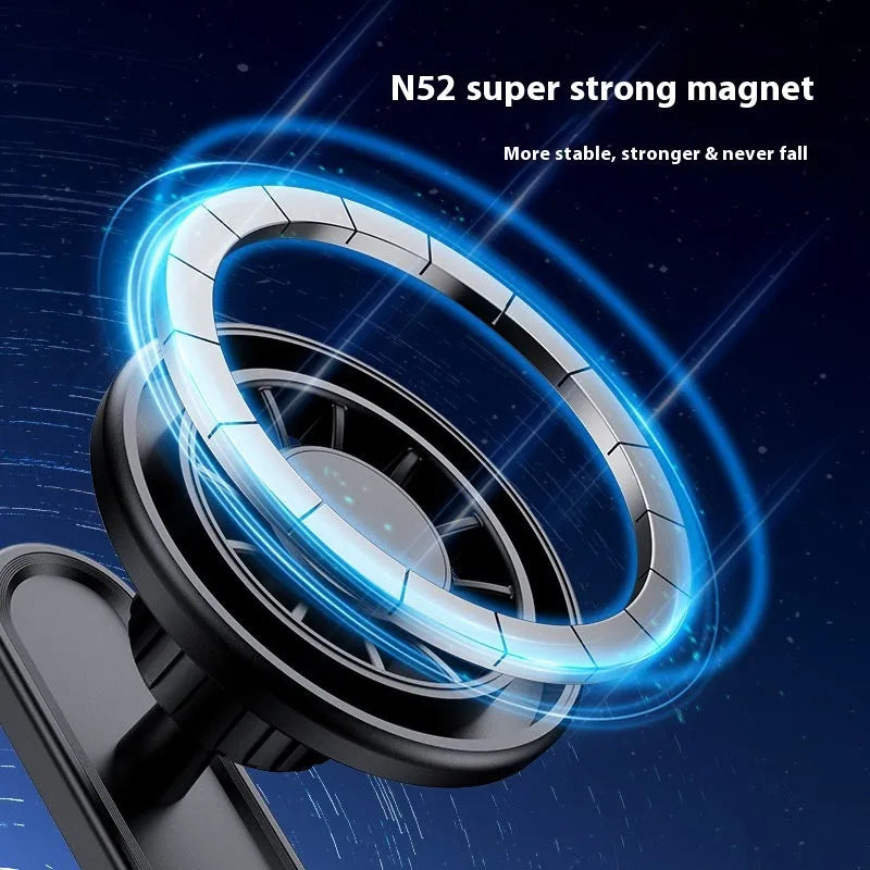 Plastic outdoor photography bracket with double-sided magnetic clip for camera mounting