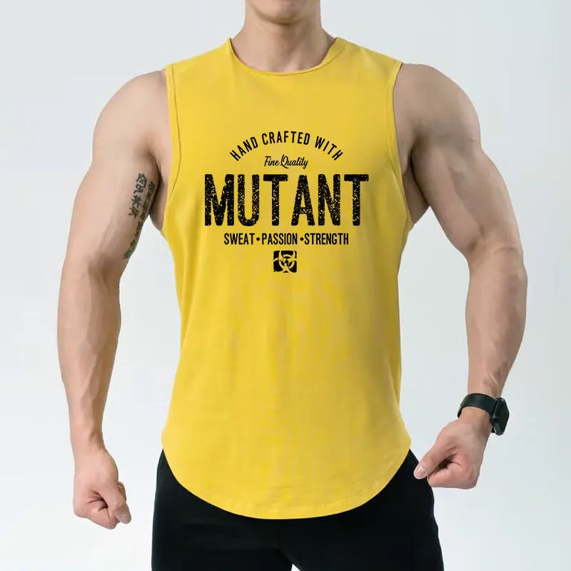 Men's loose fit polyester training waistcoat in multiple colour options