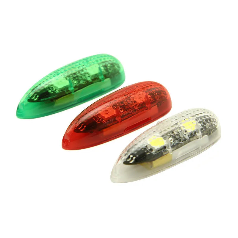 V3 wireless charging waterproof navigation light for model cars and ships with red and green LEDs.