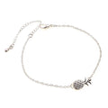 Alloy pineapple bracelet in gold finish, simple fruit shape, women's trendy cute accessory from XINGX series