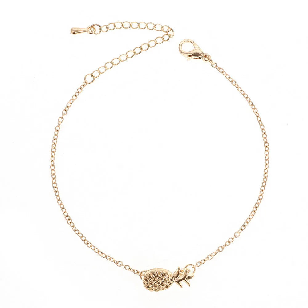 Women's gold and silver alloy pineapple bracelet from the XINGX jewellery series.