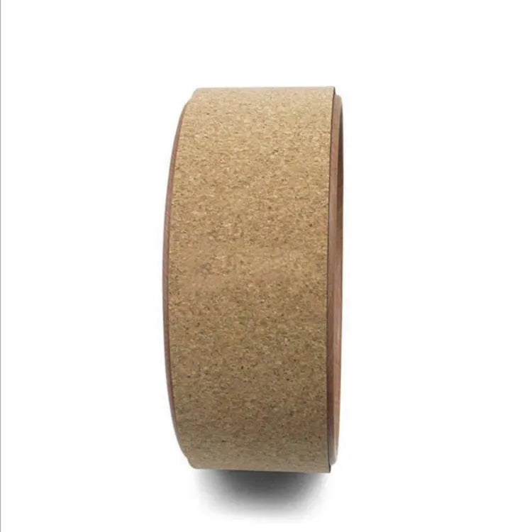 Back bending yoga wheel 13x32.5cm in ABS TPE or cork for fitness and massage