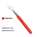 Retractable stainless steel baton children's finger reading teaching pointer in black and white fingers colour