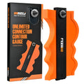 10-inch stainless steel and ABS contour gauge with lock for profile copying.