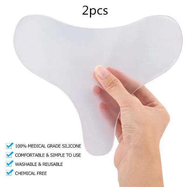 Reusable transparent beauty patch sticker for facial care – 18 pieces pack for face chest and neck