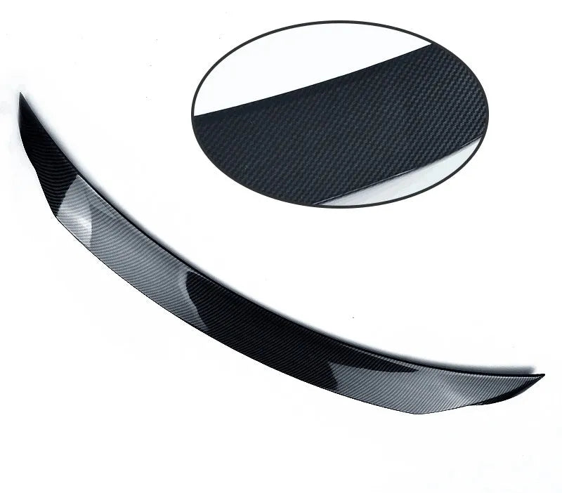 Mazda 3 Exela tail trim blade in bright black finish for 2014-2021 models