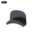 Fashion punch-free computer headset hook in black plastic with modern simplicity design