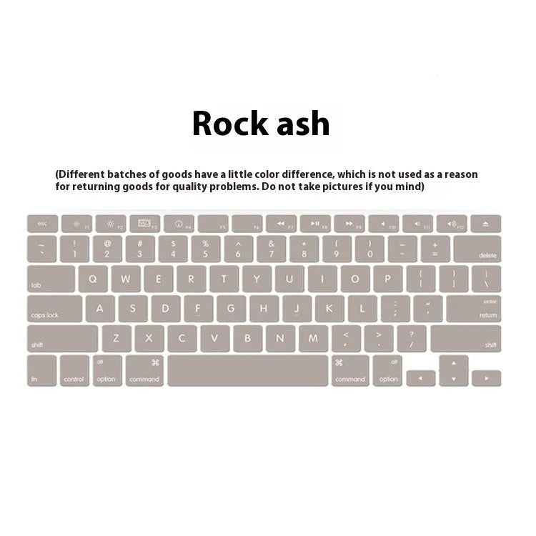 Silicone keyboard cover for MacBook Air 11 inch A1465 A1370 with American English black layout