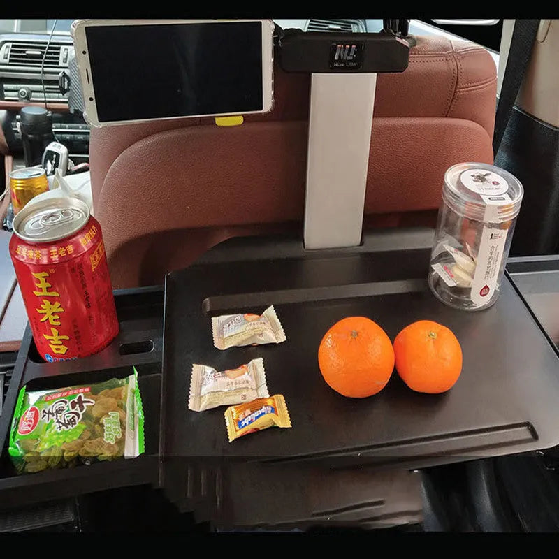 Child car study desk with ABS hook laptop holder and mobile phone holder on car steering wheel