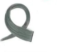 Gradient colour long curly hair wig patch extension piece approximately 60cm in length