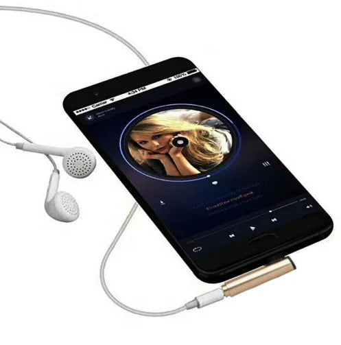 Aluminium Type-C to 3.5mm audio adapter showing elbow design in multiple colour options