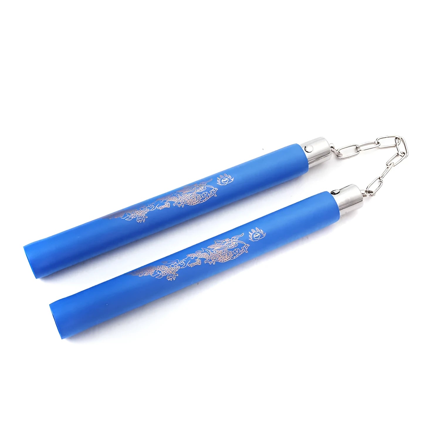 Sponge nunchaku for children beginners practice in black EVA foam double jointed stick