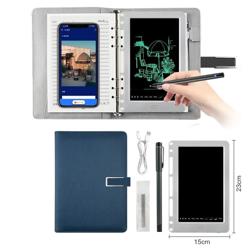 85-inch electronic writing pad with stitching design in choice of colours, includes smart pen