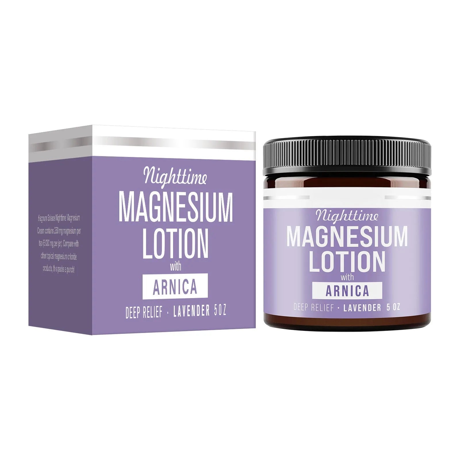 150ml jar of Magnesium Body Butter Cream with natural moisturising ingredients