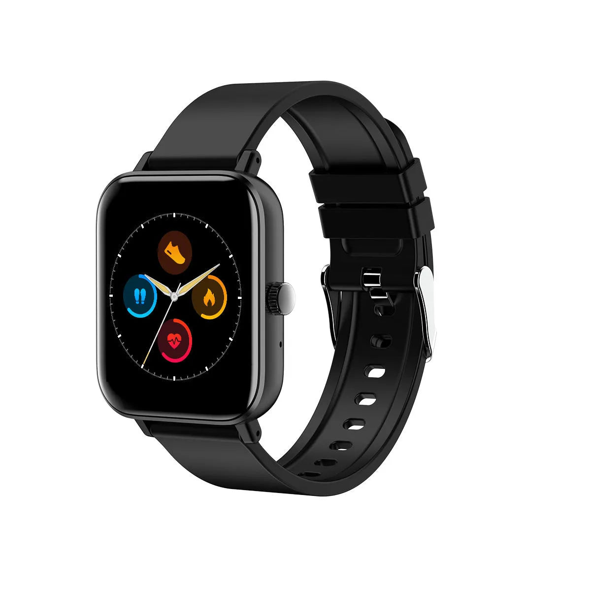Y30 smartwatch display with Bluetooth call and music playback, available in four colours