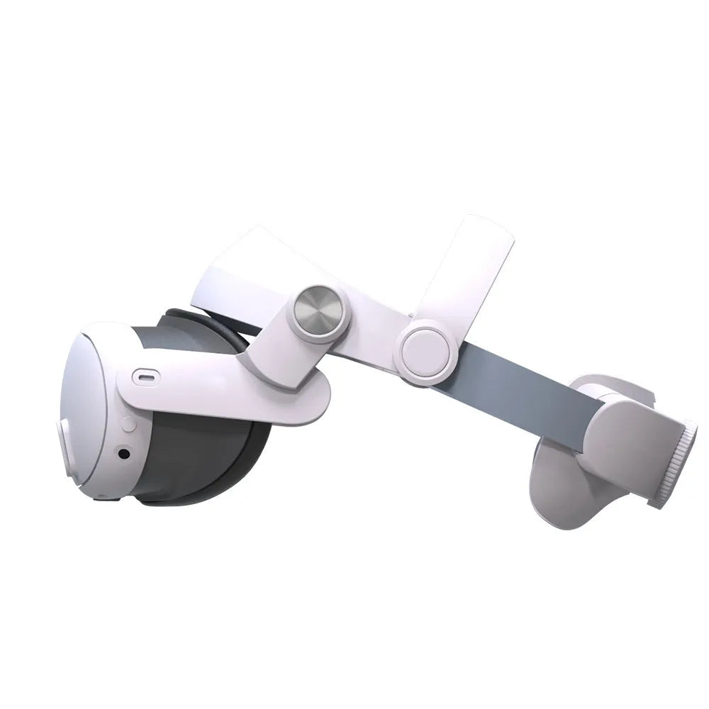 VR head wear accessory with ABS frame, hot pressed cotton pad, and optional 5000mAh battery for Q3 T3 goggles