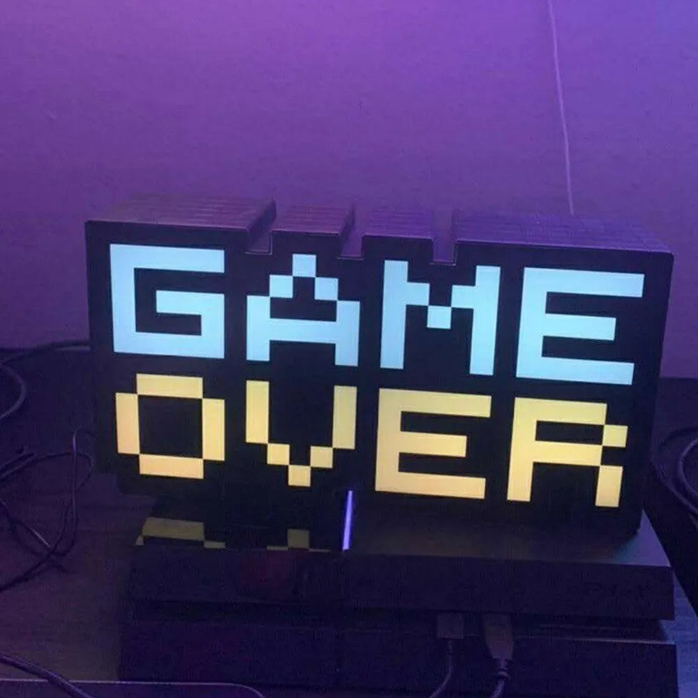 LED game atmosphere light with photo colour PVC shade and USB-style power connection