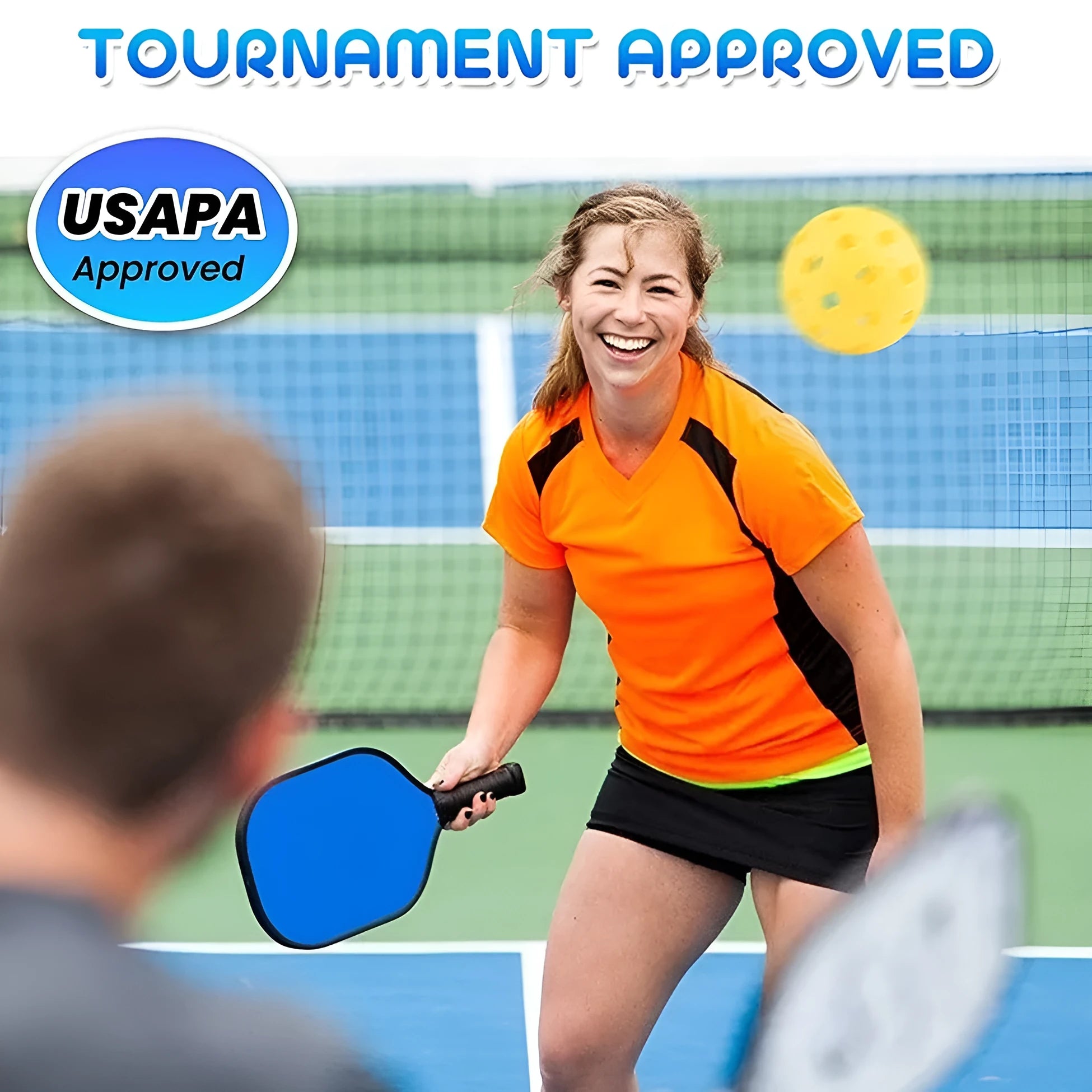 Poplar Peak wooden table tennis and pickleball racket for adults and school sports training