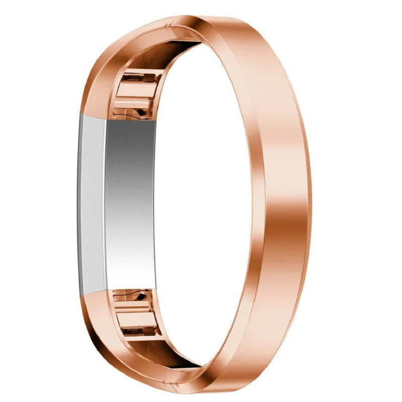 Stainless steel bracelet for Fitbit Alta smartwatch in four colour options with deployment buckle