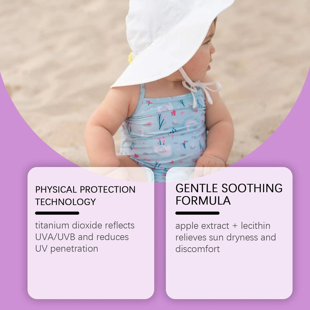 50g summer sunscreen cream tube with broad-spectrum UV protection ingredients