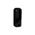 Black silicone protective sleeve for PTZ camera body showing non-slip texture and form-fitting design
