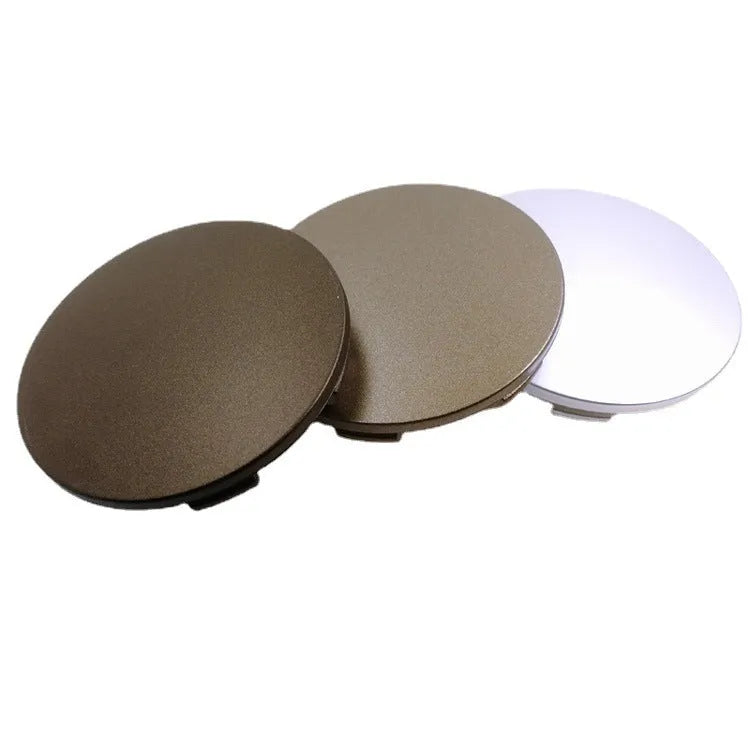 65mm ABS plastic car hub centre cover in antique copper finish with steel ring