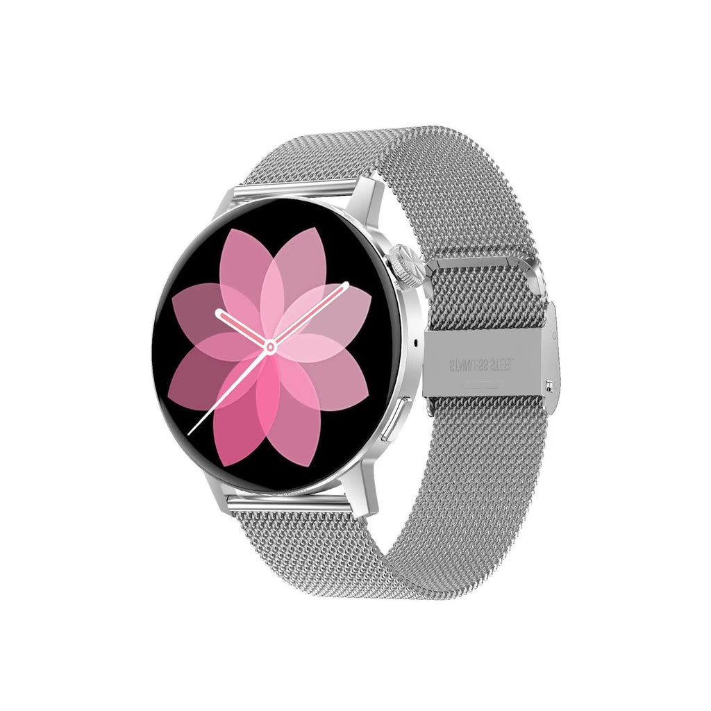 DT3 smartwatch with TFT screen on a silicone strap, showing heart rate monitoring display.