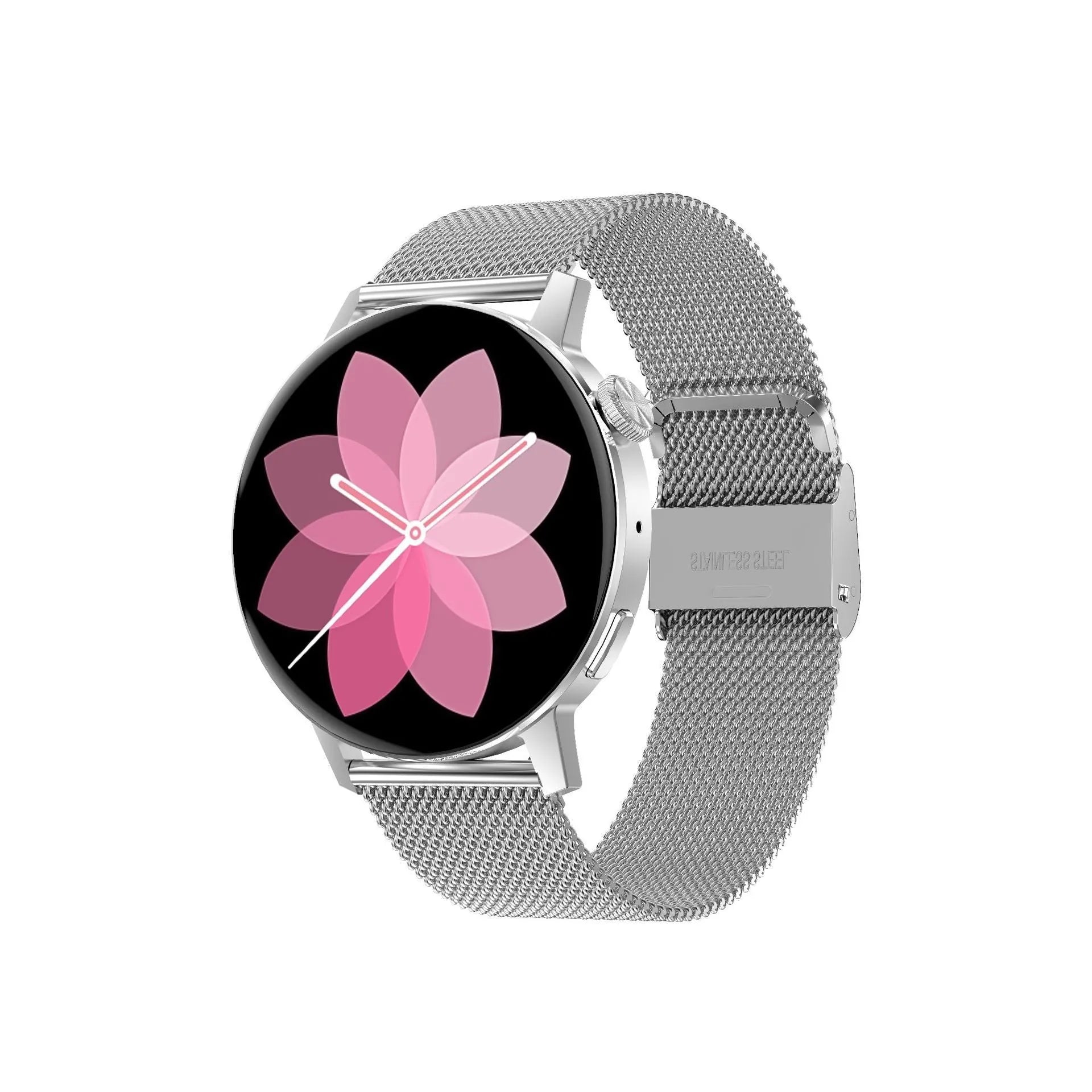 DT3 smartwatch with TFT screen on a silicone strap, showing heart rate monitoring display.