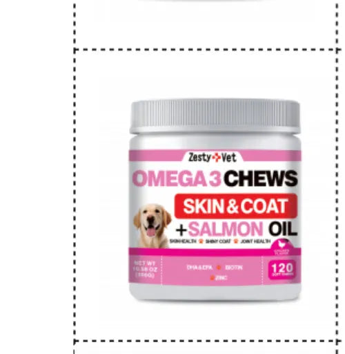 A bottle of health supplement capsules with a label indicating 120 count and showing one of seven style options.