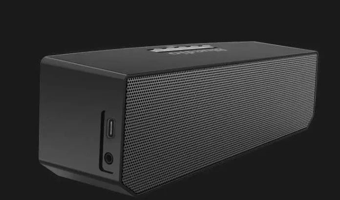 BS-6 Cloud Smart Speaker black colour 227mm long Bluetooth wireless audio device