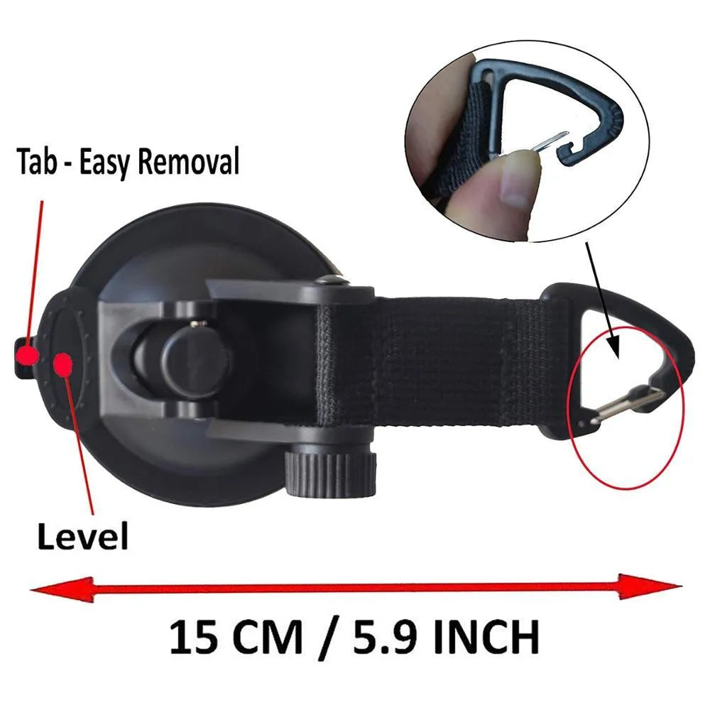 Car Suction Cup Non-Slip Mat for Dashboard Phone Holder Water Washable Reusable Black 2PCS High Temperature Resistant Stick Mobile Phone 90 Degree Vertical or 180 Degree Rotation Without Falling