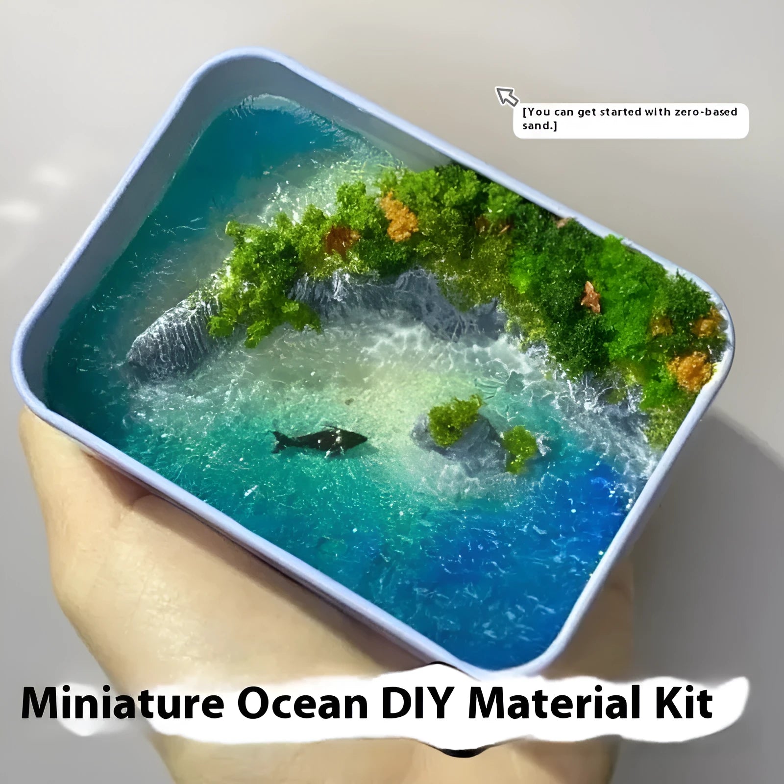 DIY marine landscape handmade model ornament crafted from bamboo for aquarium decoration