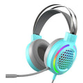 H500 Holloway RGB USB gaming headset in black with large ear cups and microphone.
