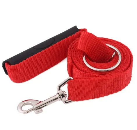 Blue Instant Trainer Dog Leash for dogs over 30 lbs, 6 ft long, no pull training leash
