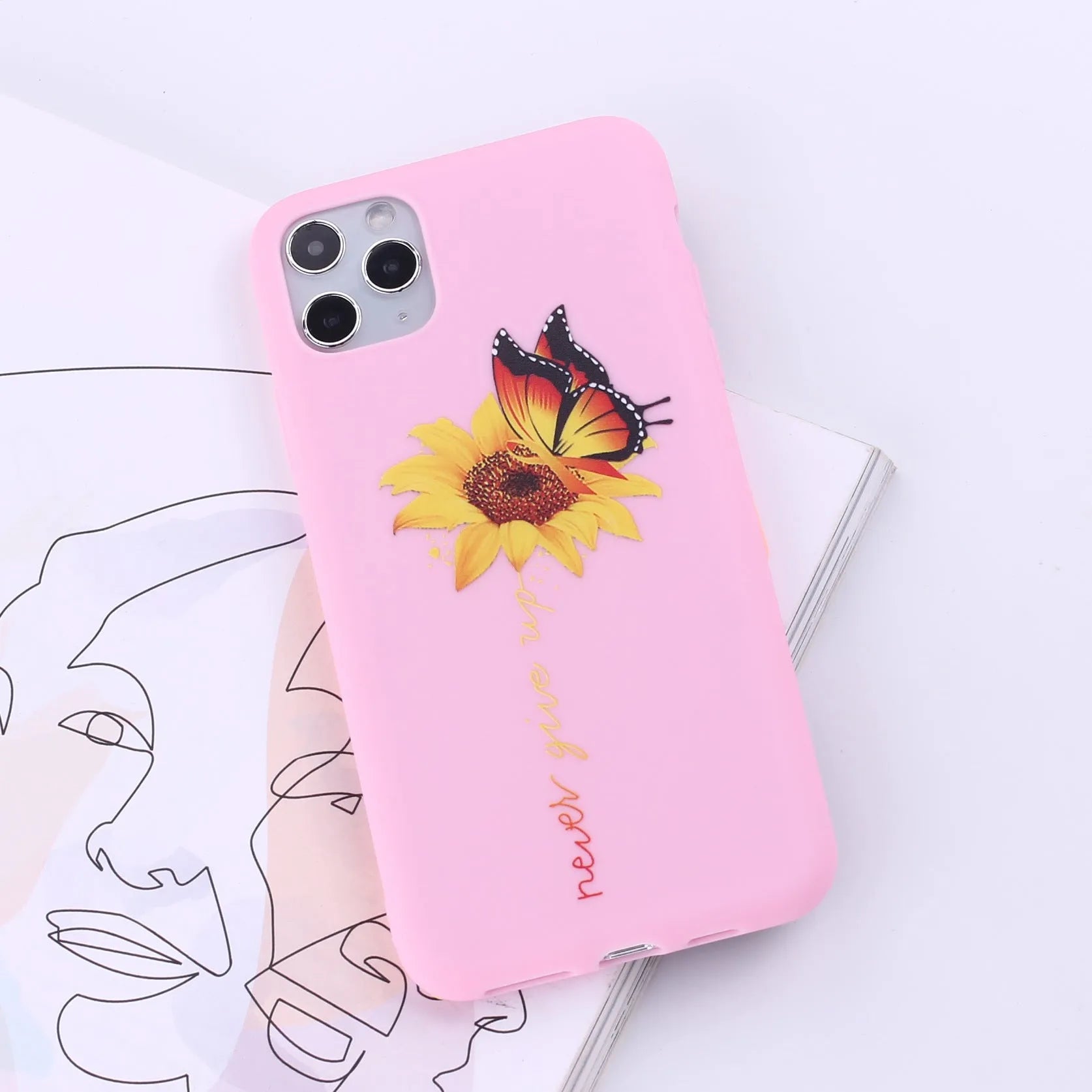 TPU back cover mobile phone case for iPhone in one of 14 available colour options.