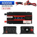 4000W vehicle-mounted inverter 12V24V to 110V solar energy power converter black and red options