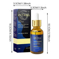 Glorious Facial Liquid moisturiser bottle measuring 10.1cm tall with squared 3.3cm base