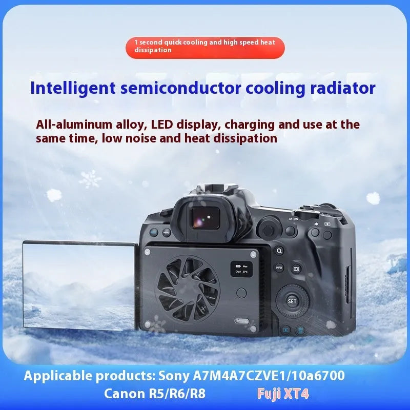 Black aluminium PC radiator heatsink measuring 89mm with attached power cable