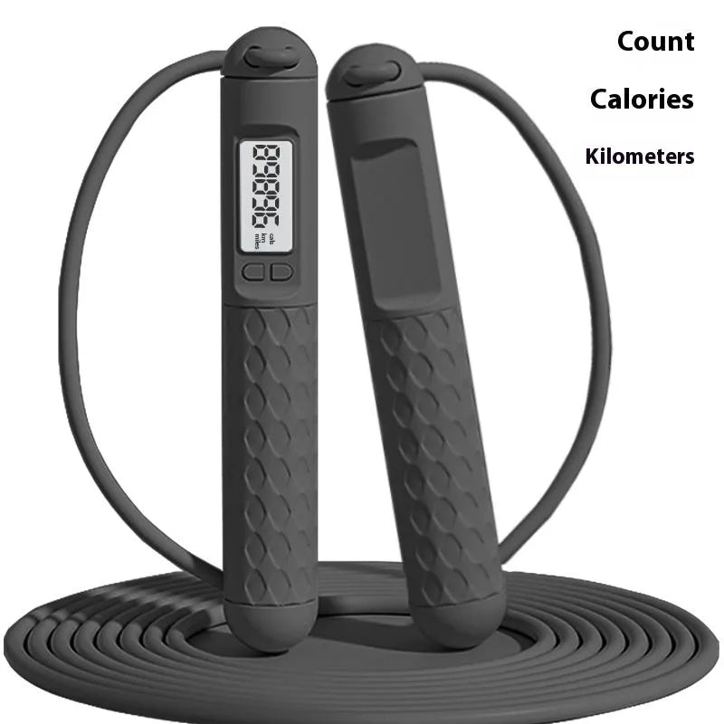 Fitness skipping rope with ball bearings in various colour options for cardio training