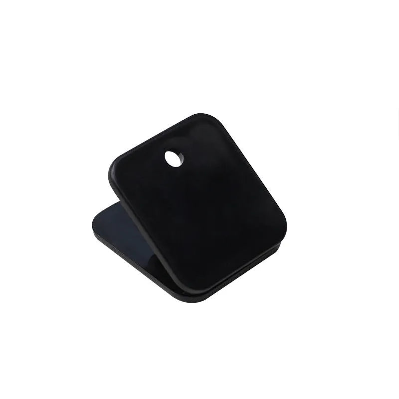 Square plastic photo note holder in white, black, or transparent measuring 3.2cm x 3cm