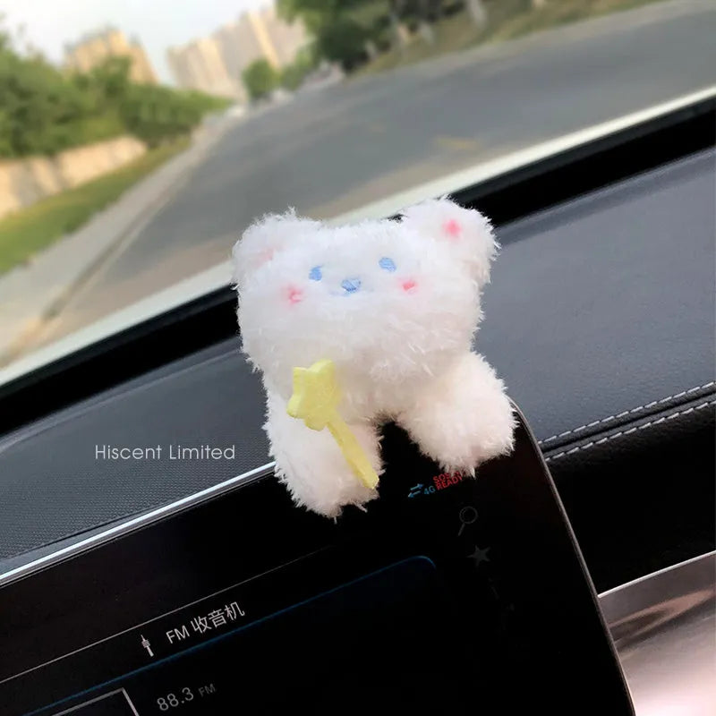 Cotton car dashboard ornament doll in character design options