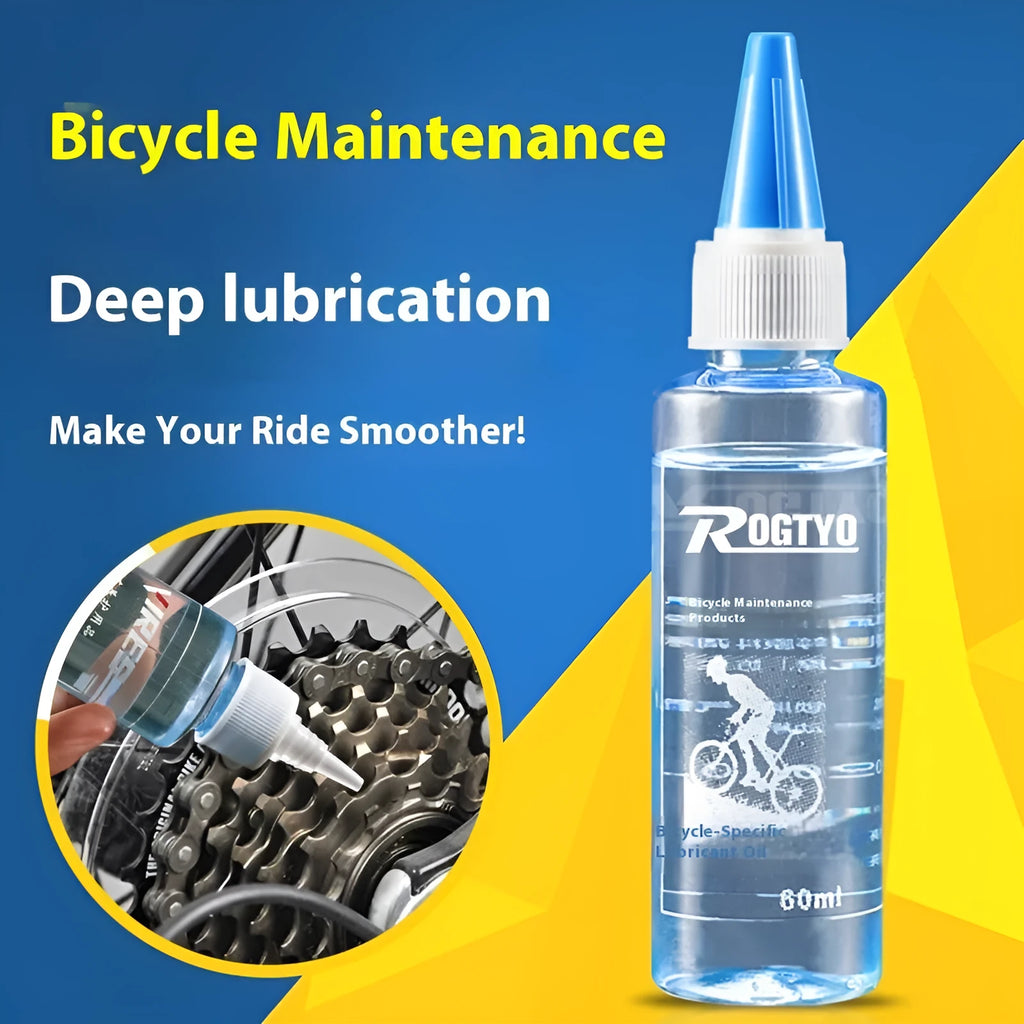 60ml bottle of specialised bicycle chain lubrication oil for rust prevention and mechanical lubrication