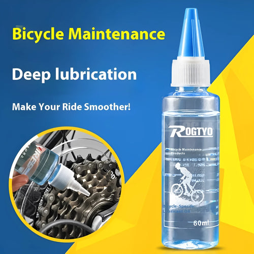 60ml bottle of specialised bicycle chain lubrication oil for rust prevention and mechanical lubrication