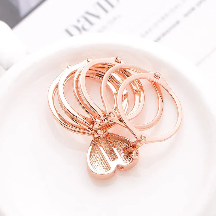 Heart finger ring bracelet 2 in 1 women jewellery S925 sterling silver rose gold light yellow gold plating