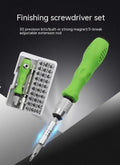 32-in-1 magnetic handle precision screwdriver set with bits for mobile phone repair