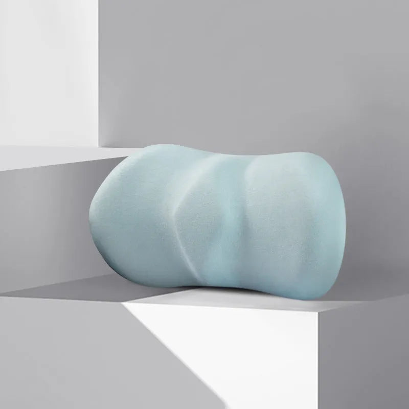 Car seat lumbar support and headrest cushion set in five colour options for driving comfort