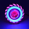 Double Aperture Tornado Angel Demon Eye LED headlight for electric cars and motorcycles, aluminium alloy housing, 9cm diameter, CREE lamp beads