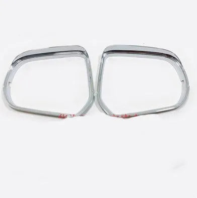 Plastic rearview mirror protection covers with Tremella pattern in silver and black colour options