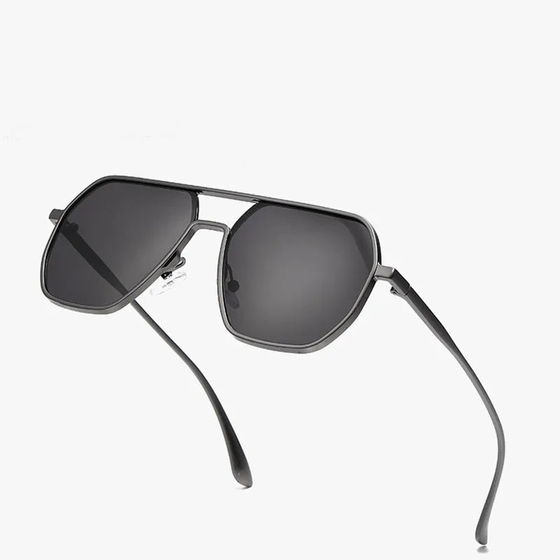 Men's polarised driving sunglasses in multiple frame and lens colour combinations