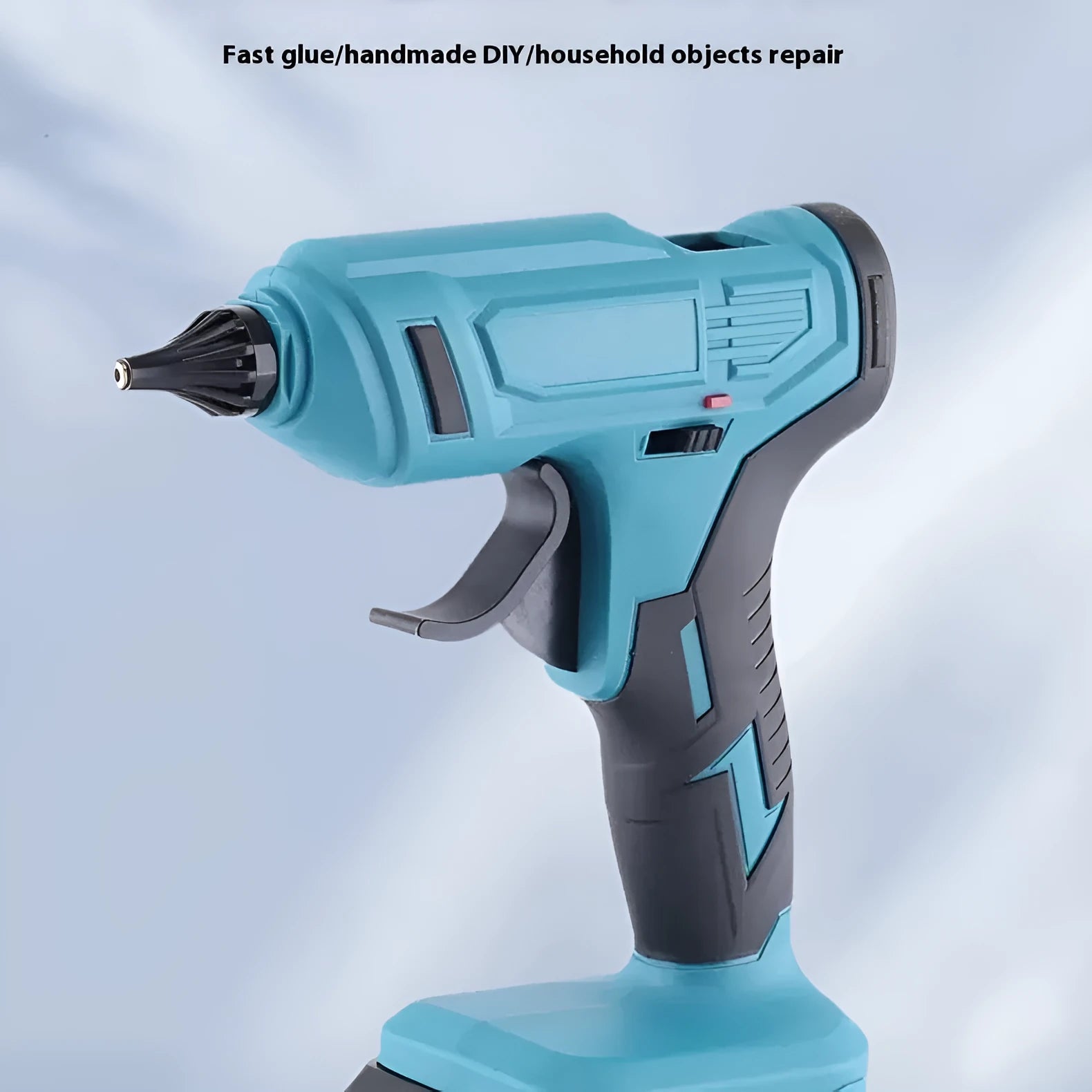 21V rechargeable cordless hot melt glue gun with batteries and charger for 11mm glue sticks